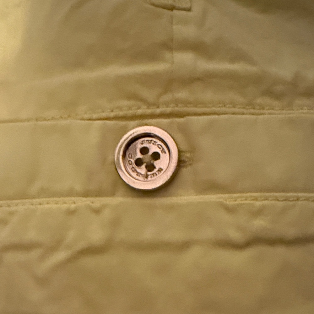 New York & Company Bright Yellow Cropped Pants - Picture 7 of 7